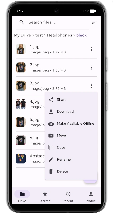 Offline Available Files